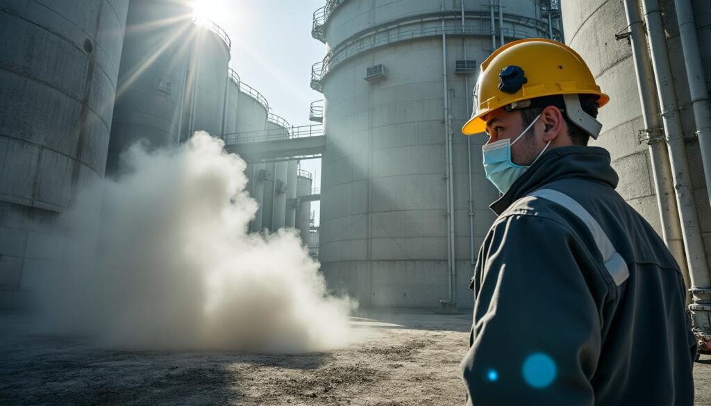La gestion des poussières et de la pollution avec un silo à béton en logistique industrielle