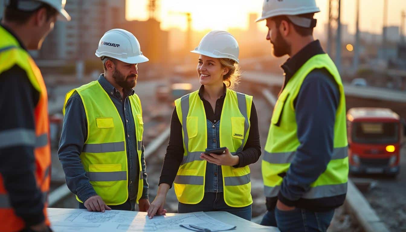 Illustration: Comprendre les métiers clés et fonctions dans le secteur du BTP