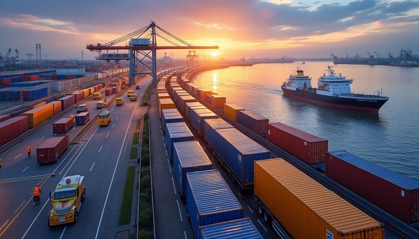 Illustration: Pourquoi la qualité des infrastructures de transport à Amsterdam est essentielle pour la logistique européenne