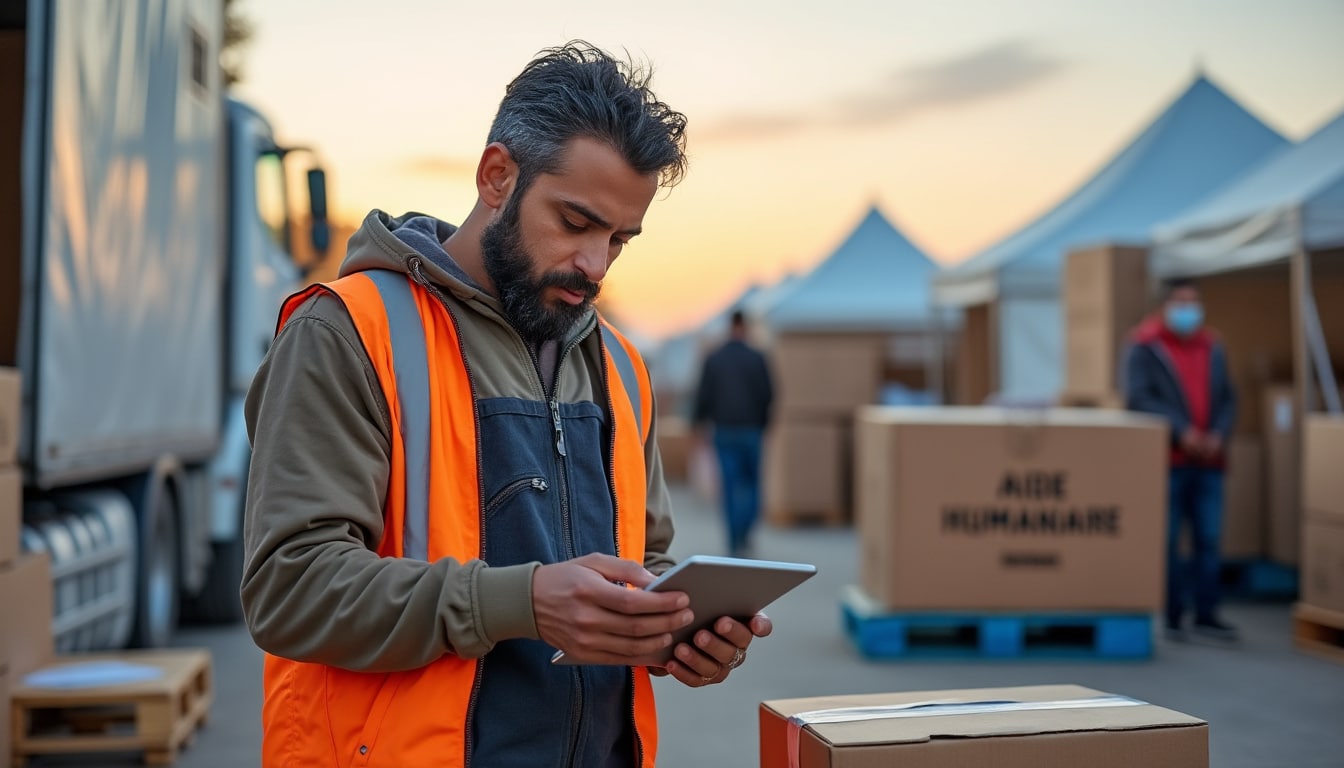 Illustration: Quel est le rôle essentiel du logisticien humanitaire dans une mission ?