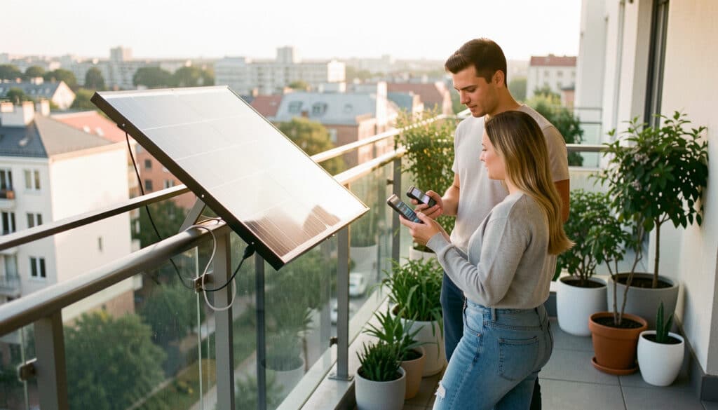 Panneau solaire sur balcon : choix, pose et rentabilité