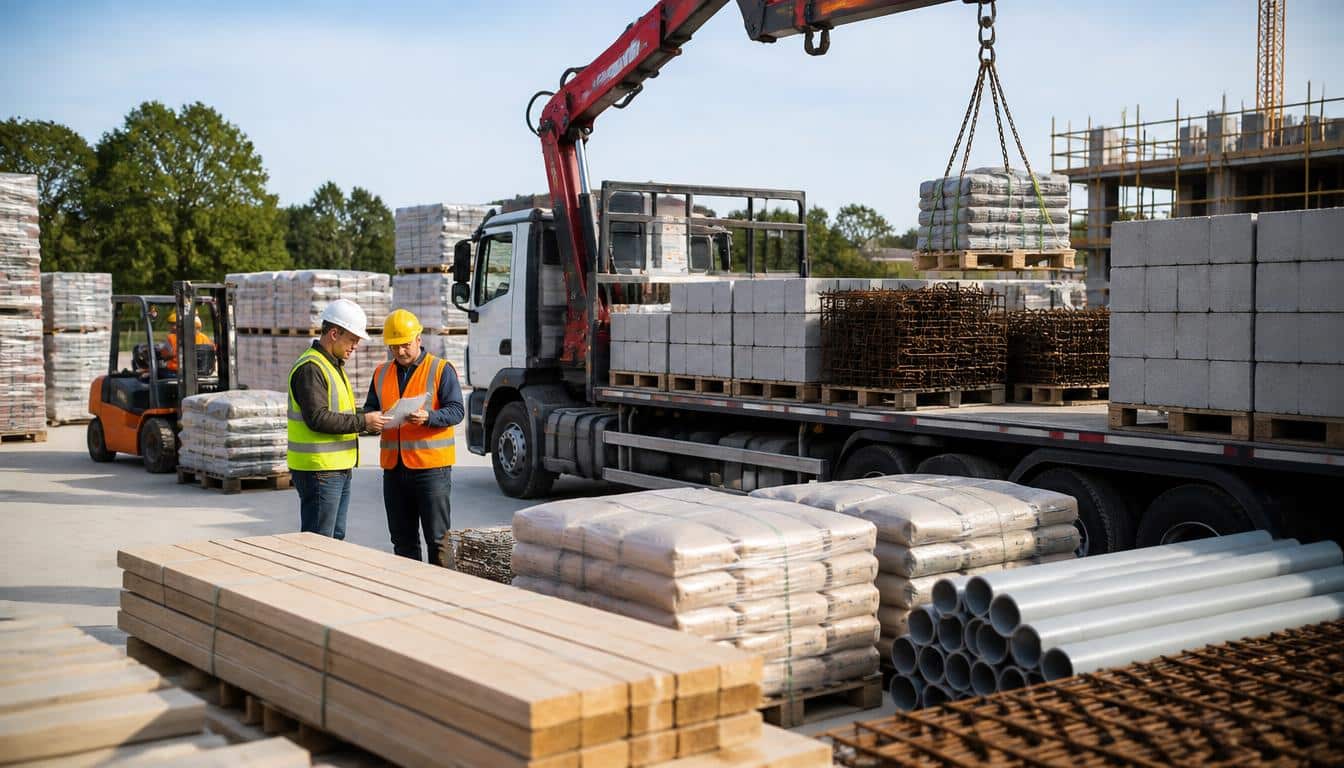 Logistique des matériaux BTP : réussir son chantier