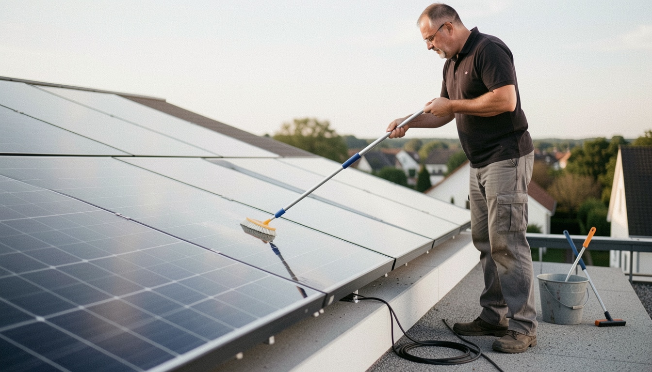 Comment nettoyer des panneaux solaires sans les abîmer